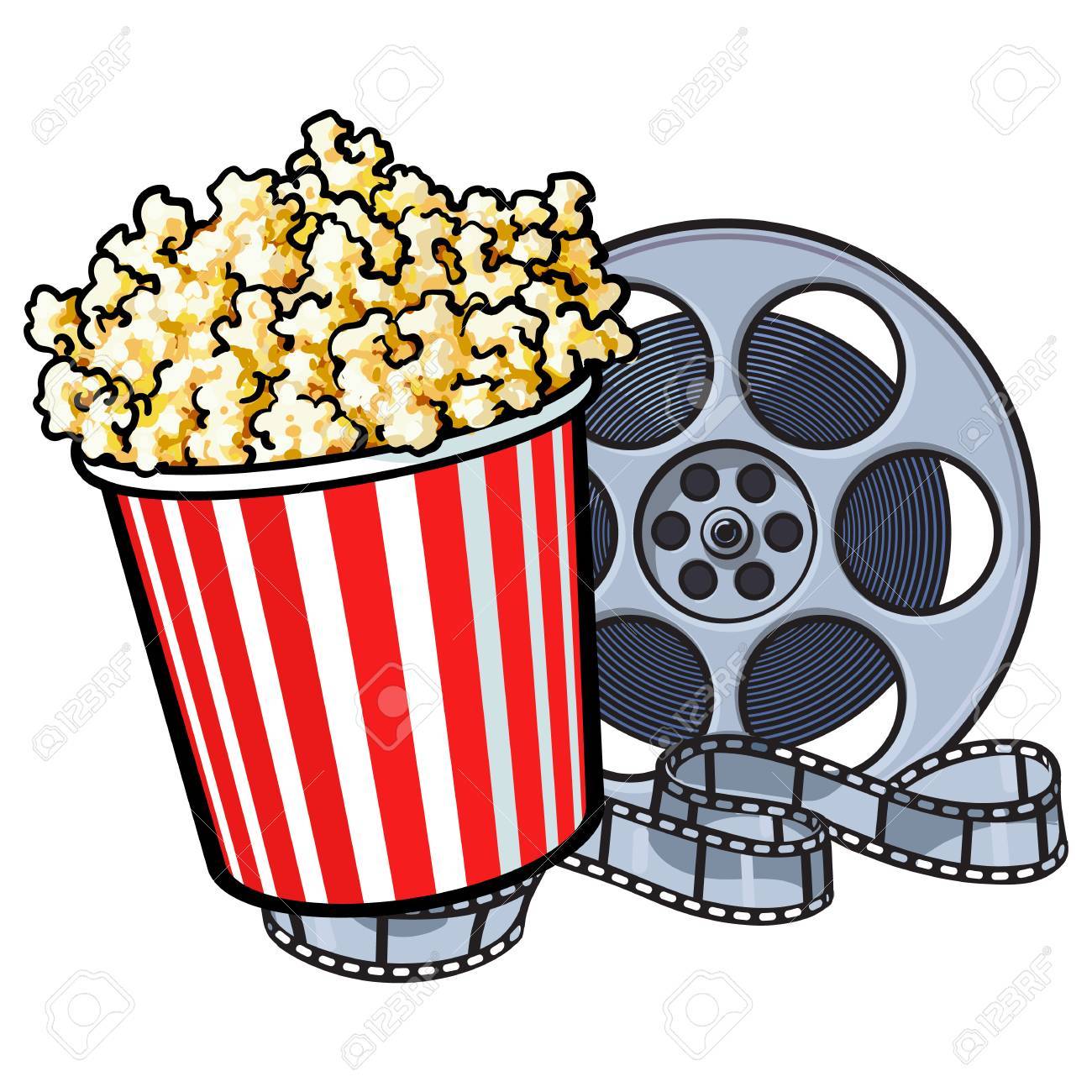 72885973-oggetti-del-cinema-popcorn-in-secchio-a-strisce-rosso-e-bianco-e-bobina-di-film-stile-retrò-illustrazio.jpg